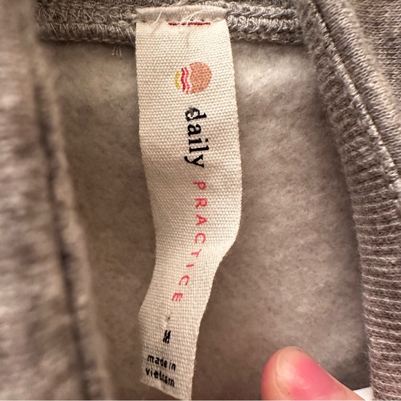 Daily Practice by Anthropologie Long-Sleeve Funnel Neck Sweatshirt - Picture 9 of 9